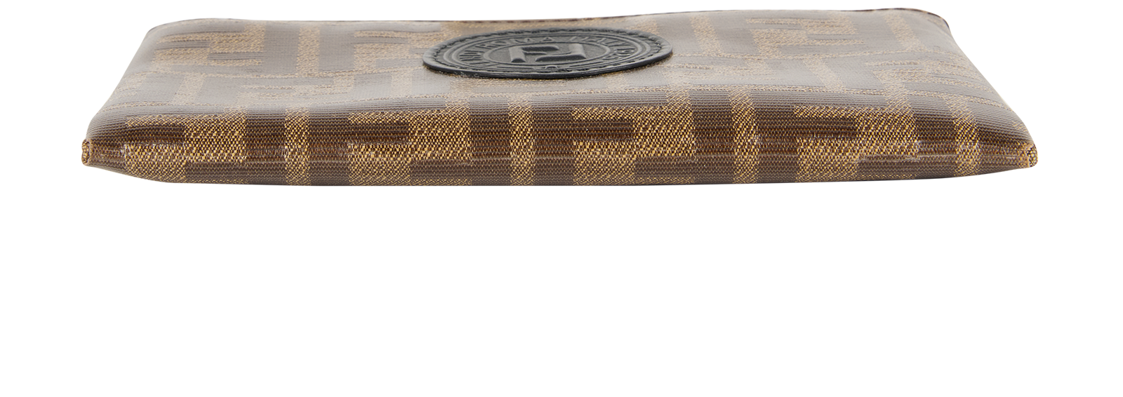 Fendi Small Zipped Pouch, &pound;190, Handbags, Brown, Canvas, Top view